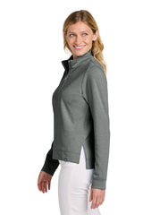 TravisMathew Women's Coveside 1/2-Zip TM1LD007 Dark Grey Heather_3
