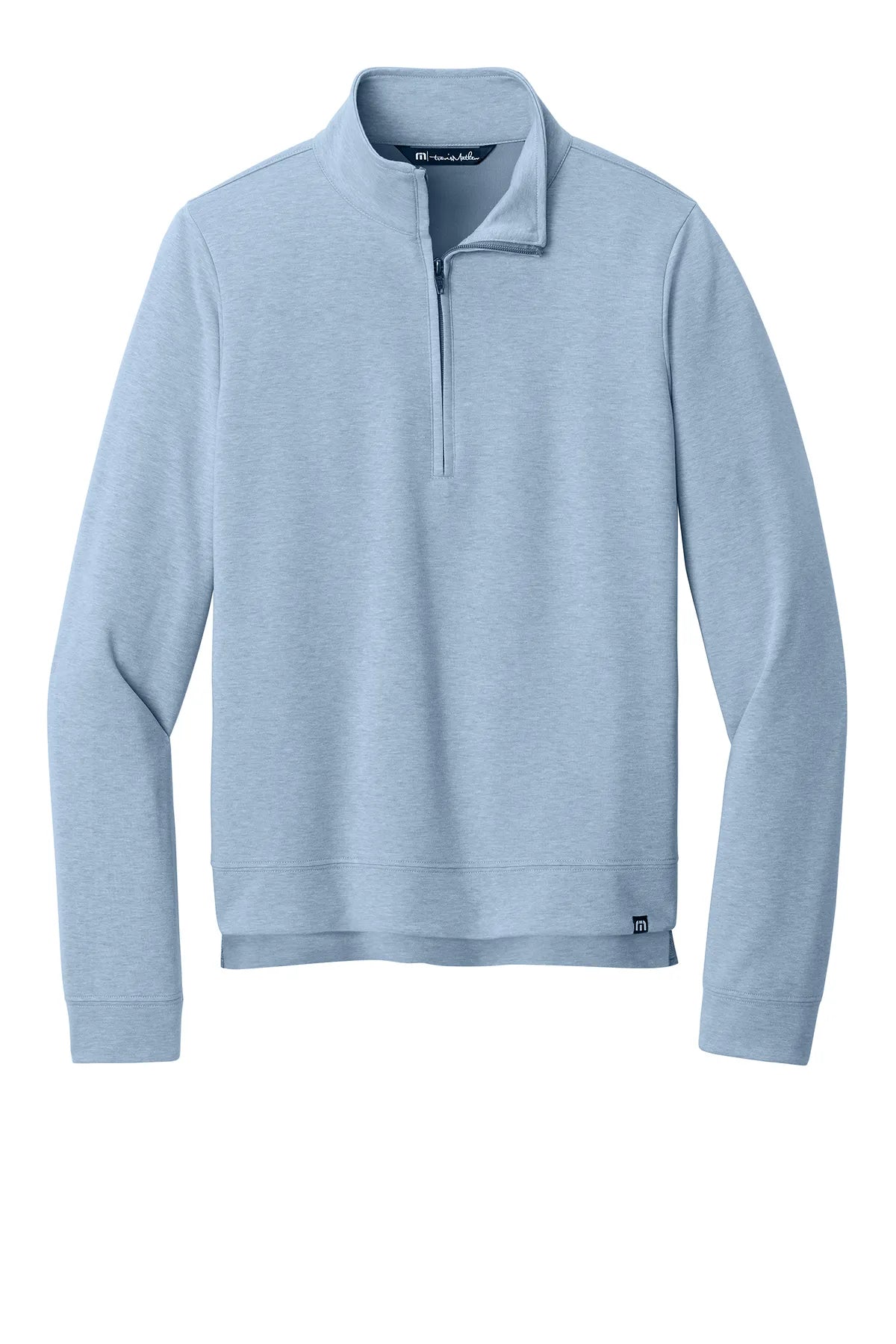 TravisMathew Women's Coveside 1/2-Zip TM1LD007 Light Grey Heather_4