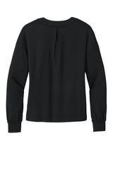 TravisMathew Women's Long Weekend V-Neck TM1LD009 Black_5