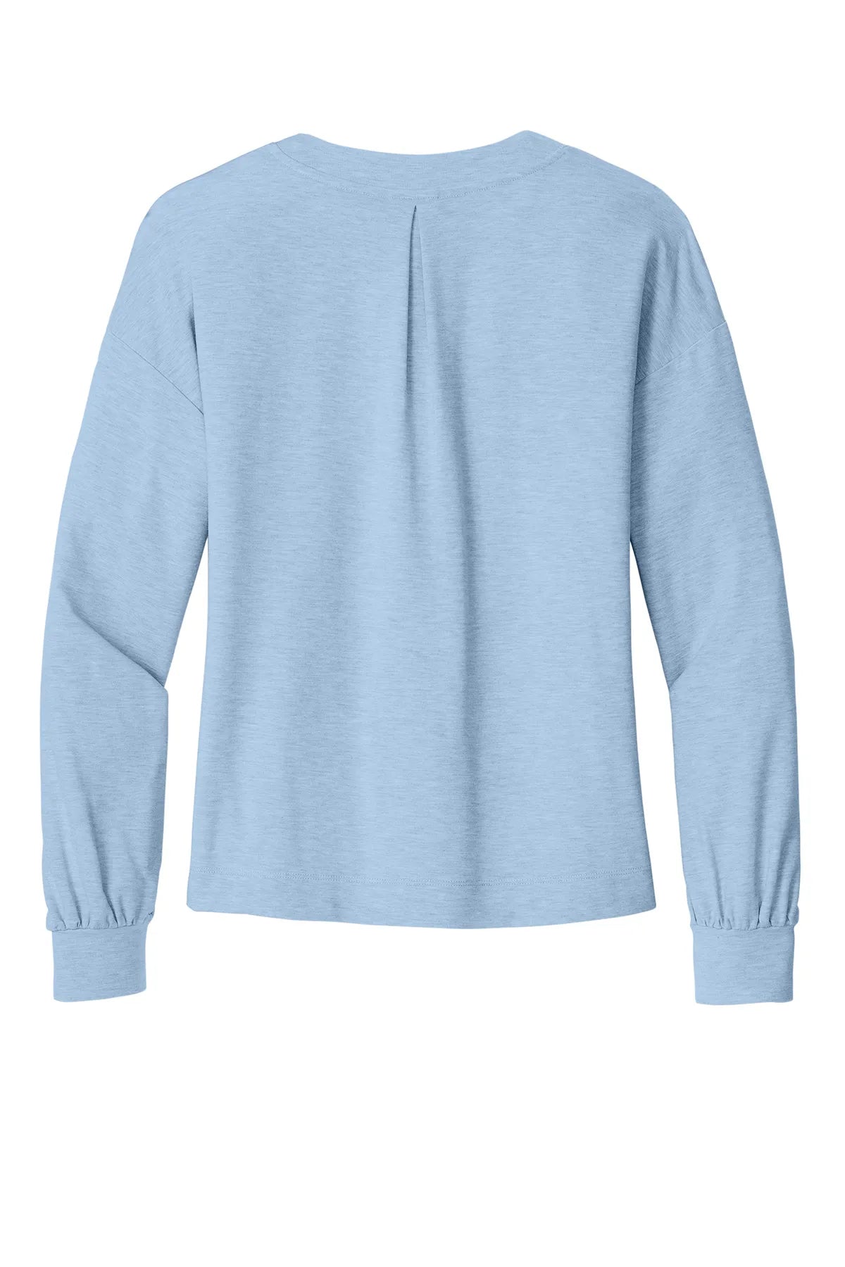 TravisMathew Women's Long Weekend V-Neck TM1LD009 Kentucky Blue Heather_5
