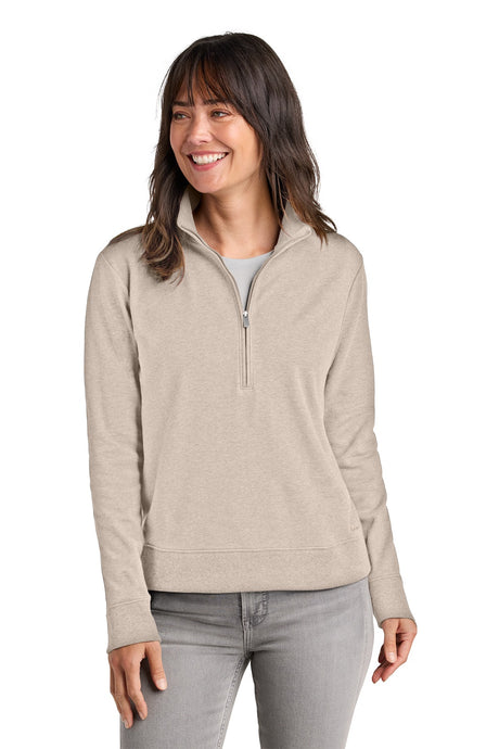 TravisMathew Women's Ocean Villa 1/4-Zip TMA41428 Natural Heather