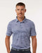 Ultimate365 Textured Stripe Polo blue spark/ preloved