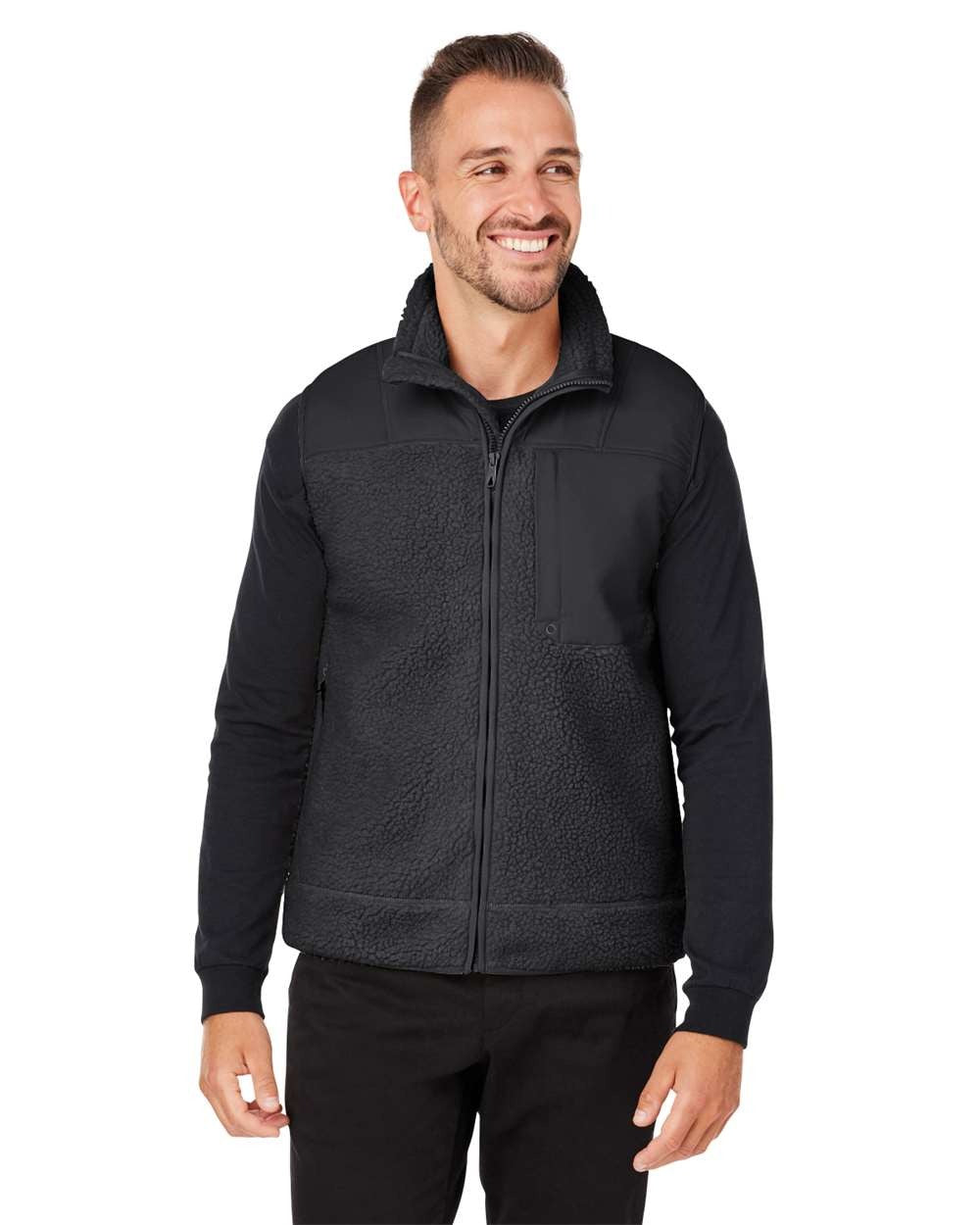 Unisex Venture Sherpa Vest Black