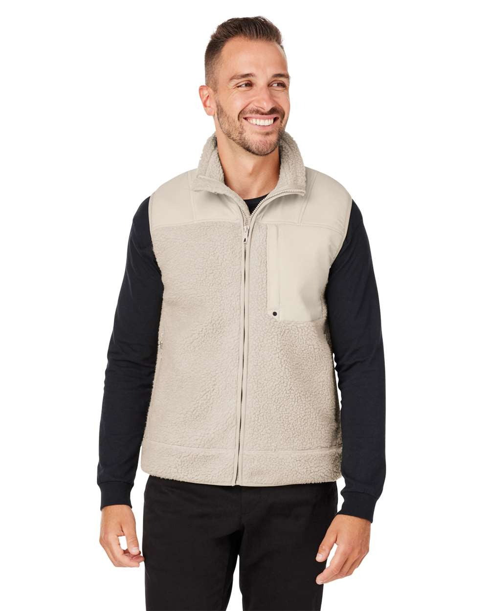 Unisex Venture Sherpa Vest Natural