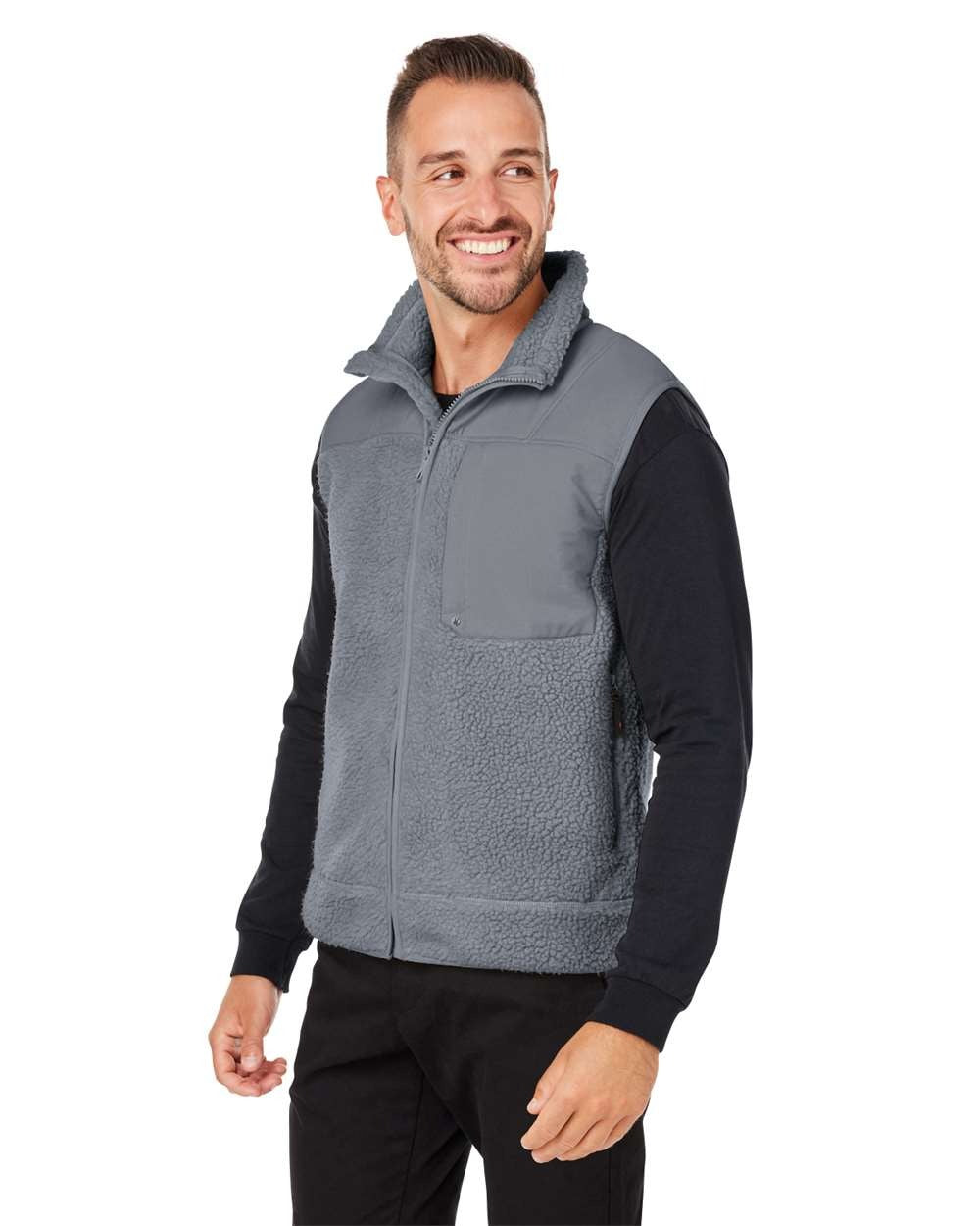 Unisex Venture Sherpa Vest Polar_1