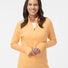 Women's 3-Stripes Quarter-Zip Sweater acid orage melange