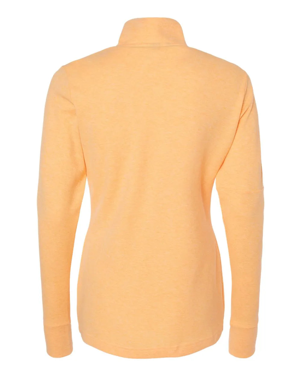 Women's 3-Stripes Quarter-Zip Sweater acid orage melange_5