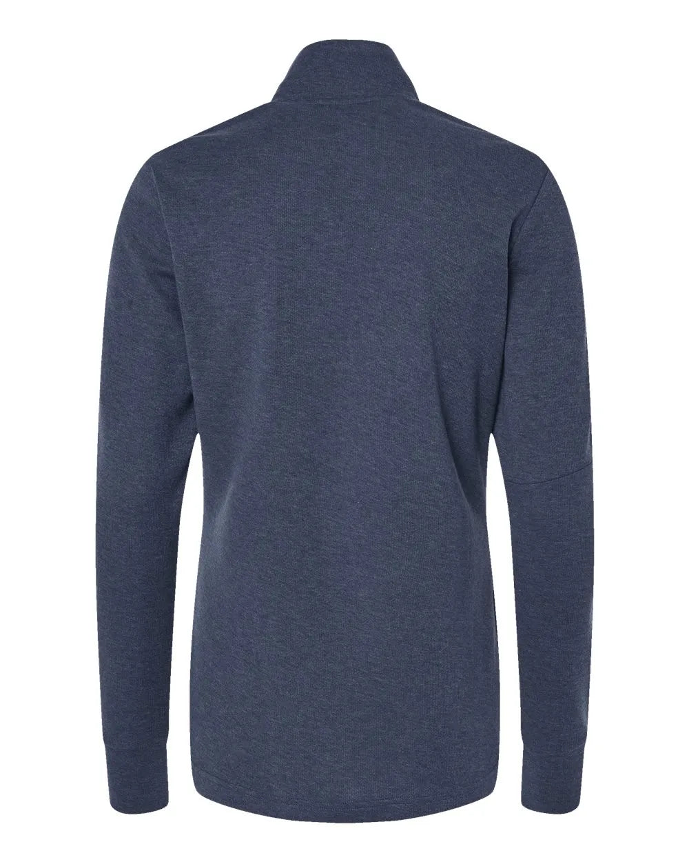 Women's 3-Stripes Quarter-Zip Sweater collegiate navy melange_5