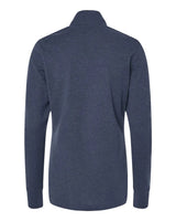 Women's 3-Stripes Quarter-Zip Sweater collegiate navy melange_5