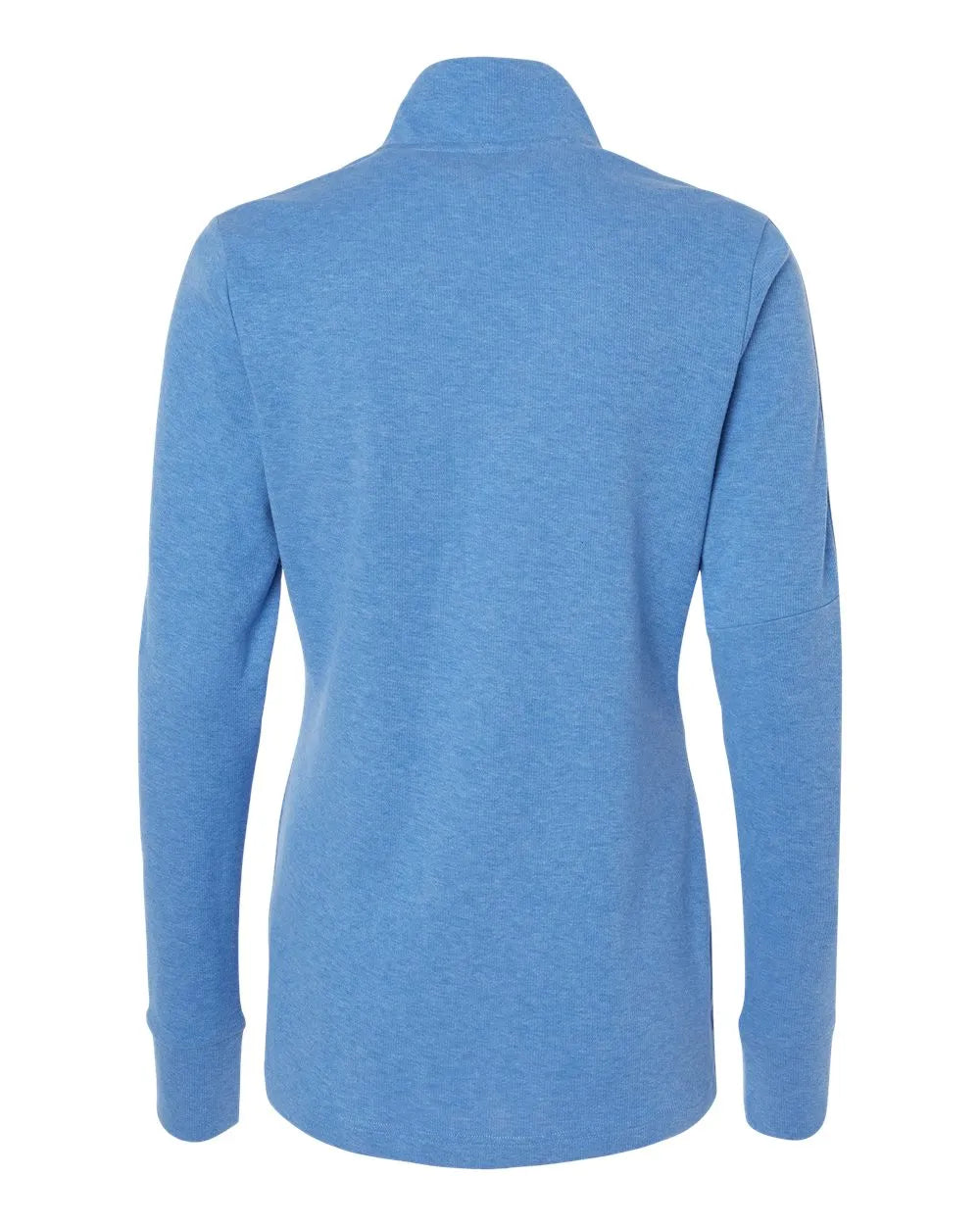 Women's 3-Stripes Quarter-Zip Sweater focus blue melange_5