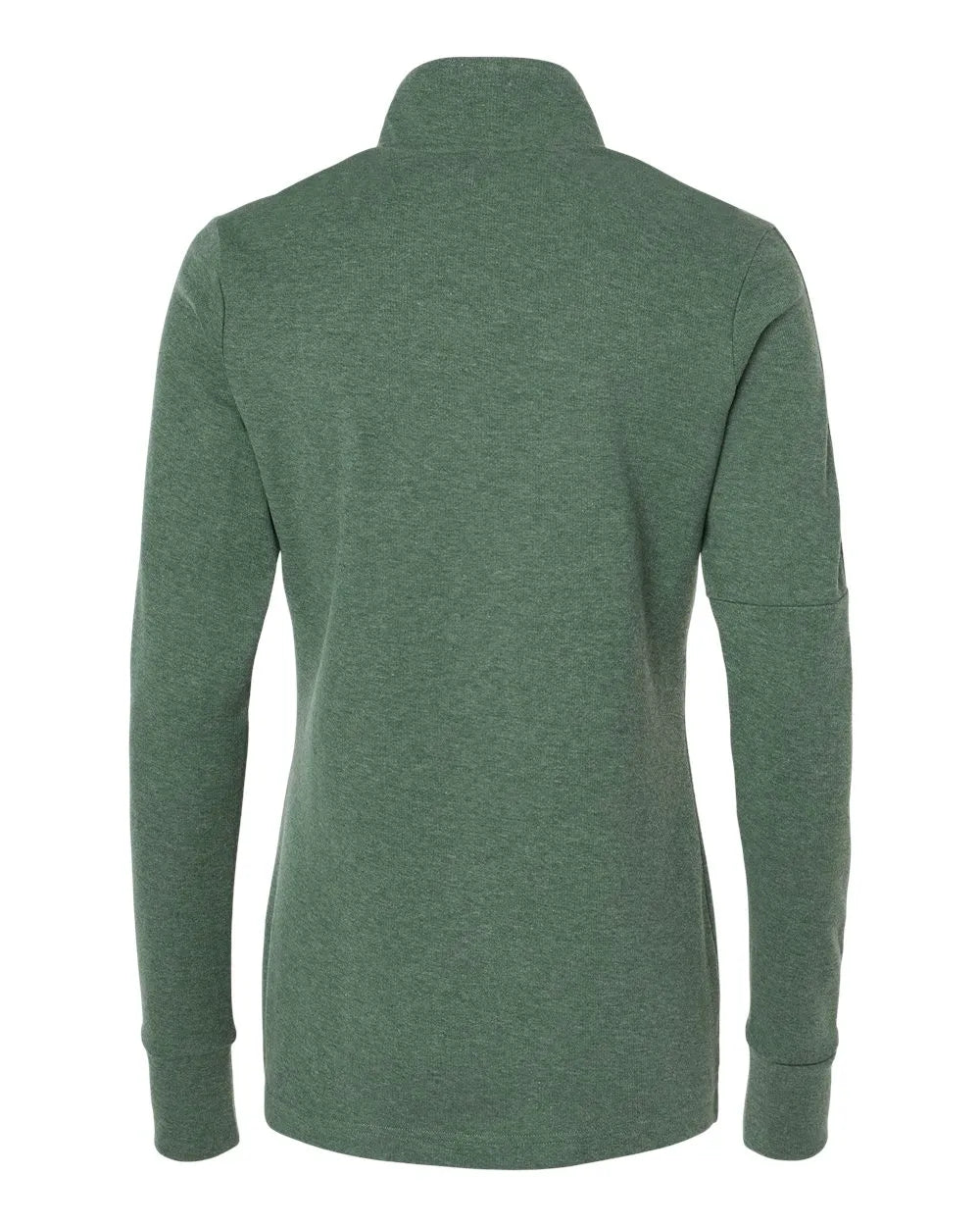 Women's 3-Stripes Quarter-Zip Sweater focus green oxide melange_5