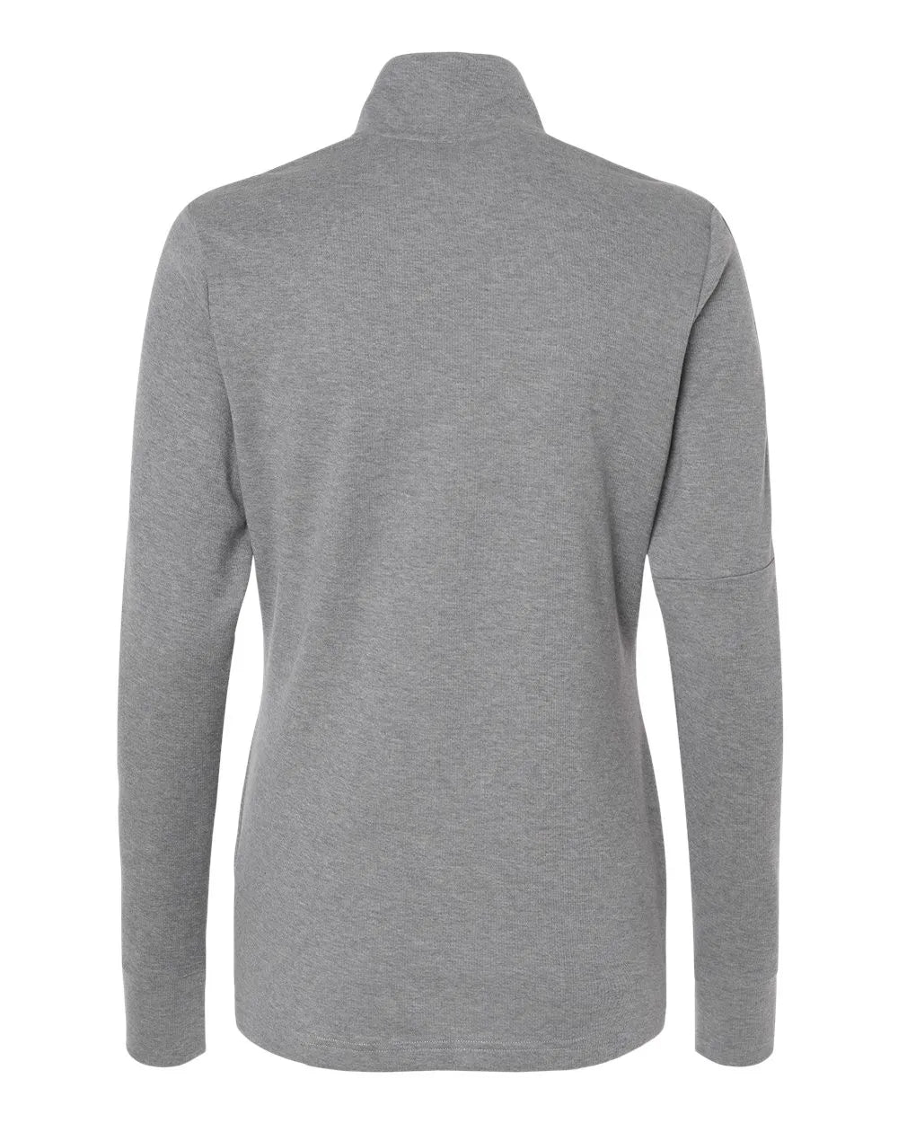 Women's 3-Stripes Quarter-Zip Sweater grey three melange_5