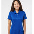 Women's 3-Stripes Shoulder Polo collegiate royal/ grey three