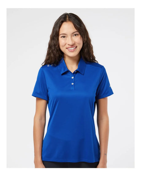 Women's 3-Stripes Shoulder Polo collegiate royal/ grey three