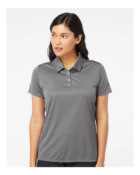 Women's 3-Stripes Shoulder Polo grey five/ black