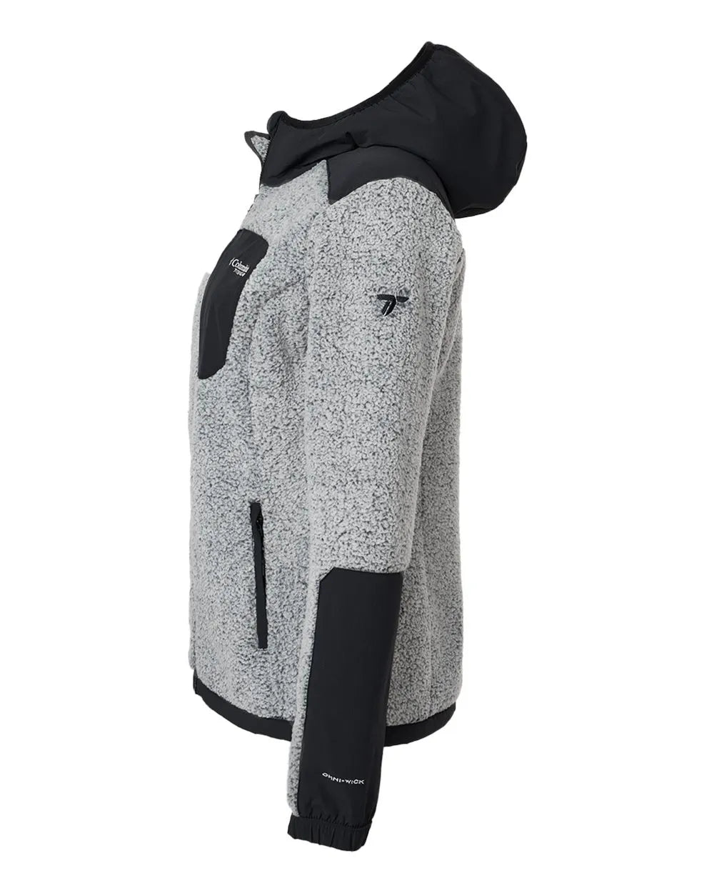 Women's Arctic Crest™ Sherpa Full-Zip Jacket White/ Black_4