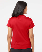 Women's Basic Polo Power Red/White_1