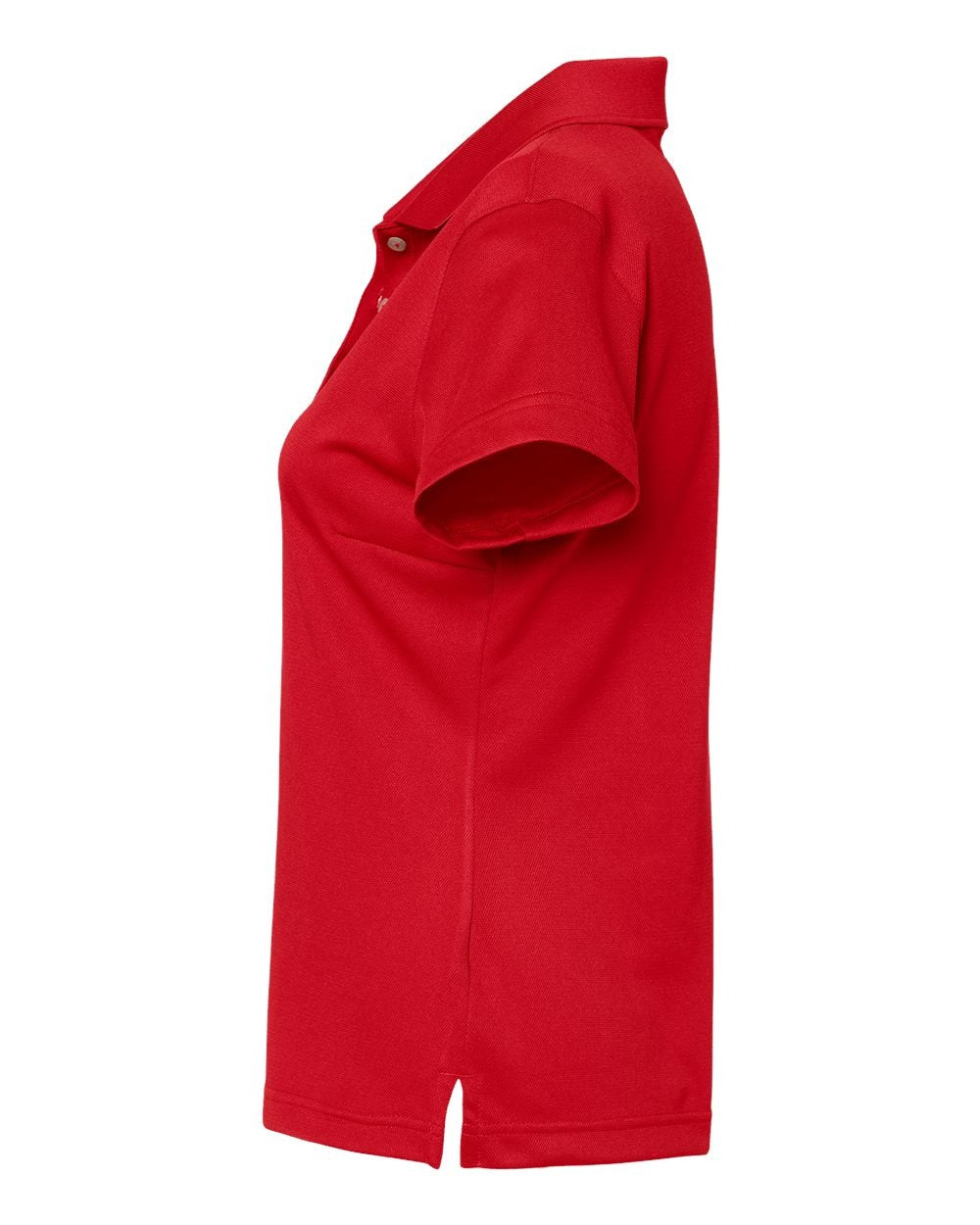 Women's Basic Polo Power Red/White_4