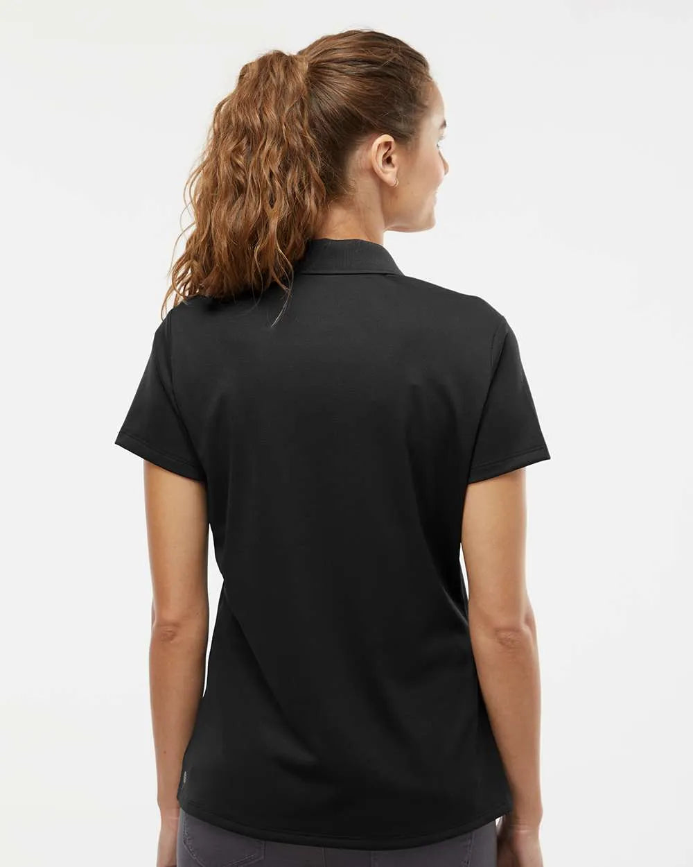 Women's Basic Sport Polo black_2