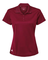 Women's Basic Sport Polo collegiate burgundy_3