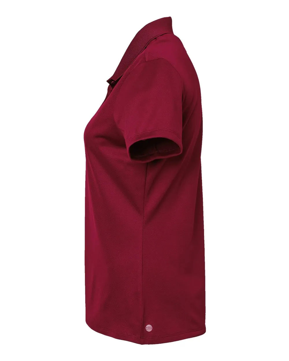 Women's Basic Sport Polo collegiate burgundy_4