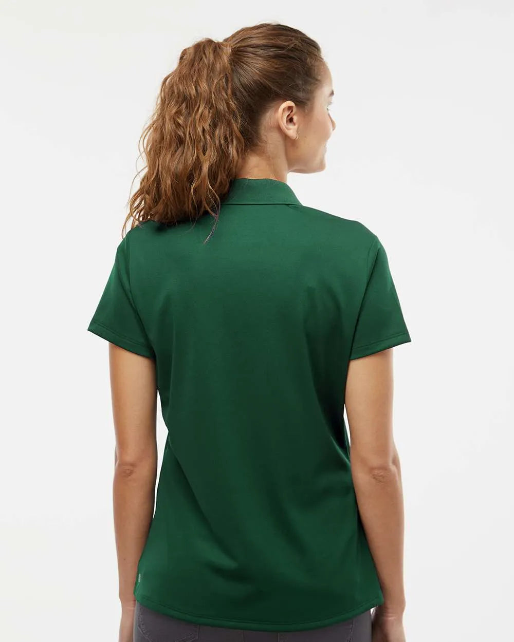 Women's Basic Sport Polo collegiate green_2