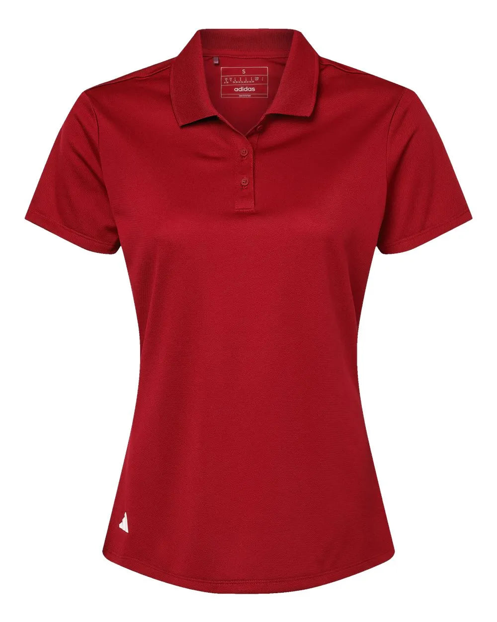 Women's Basic Sport Polo power red_3