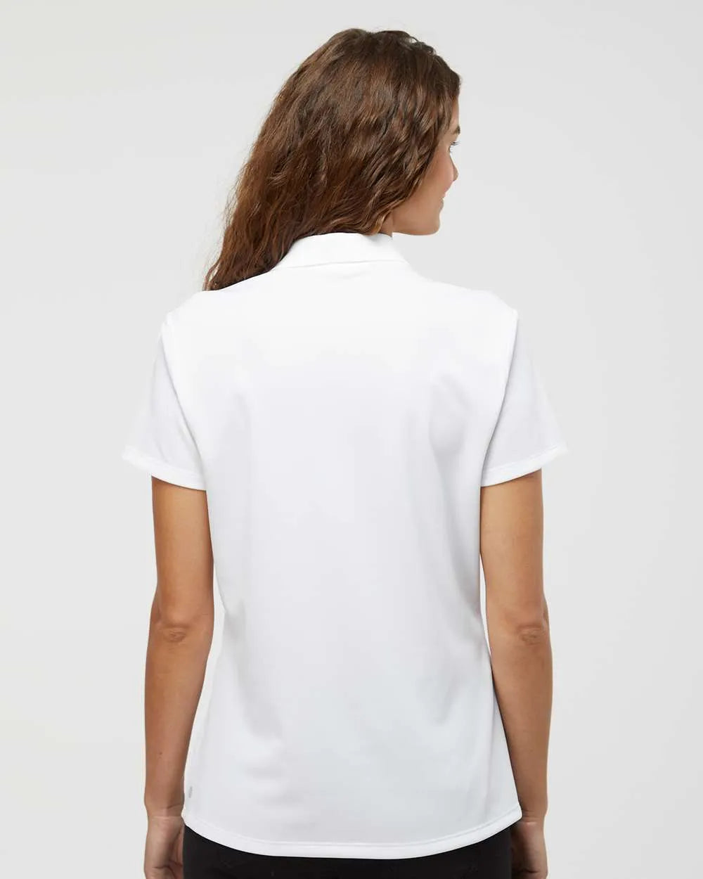 Women's Basic Sport Polo white_2