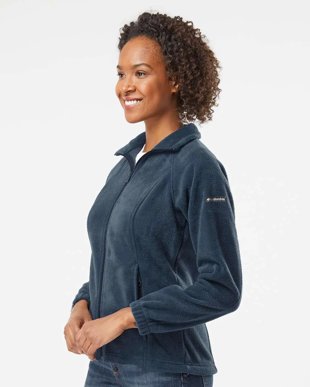 Women’s Benton Springs™ Fleece Full-Zip Jacket Columbia Navy_1