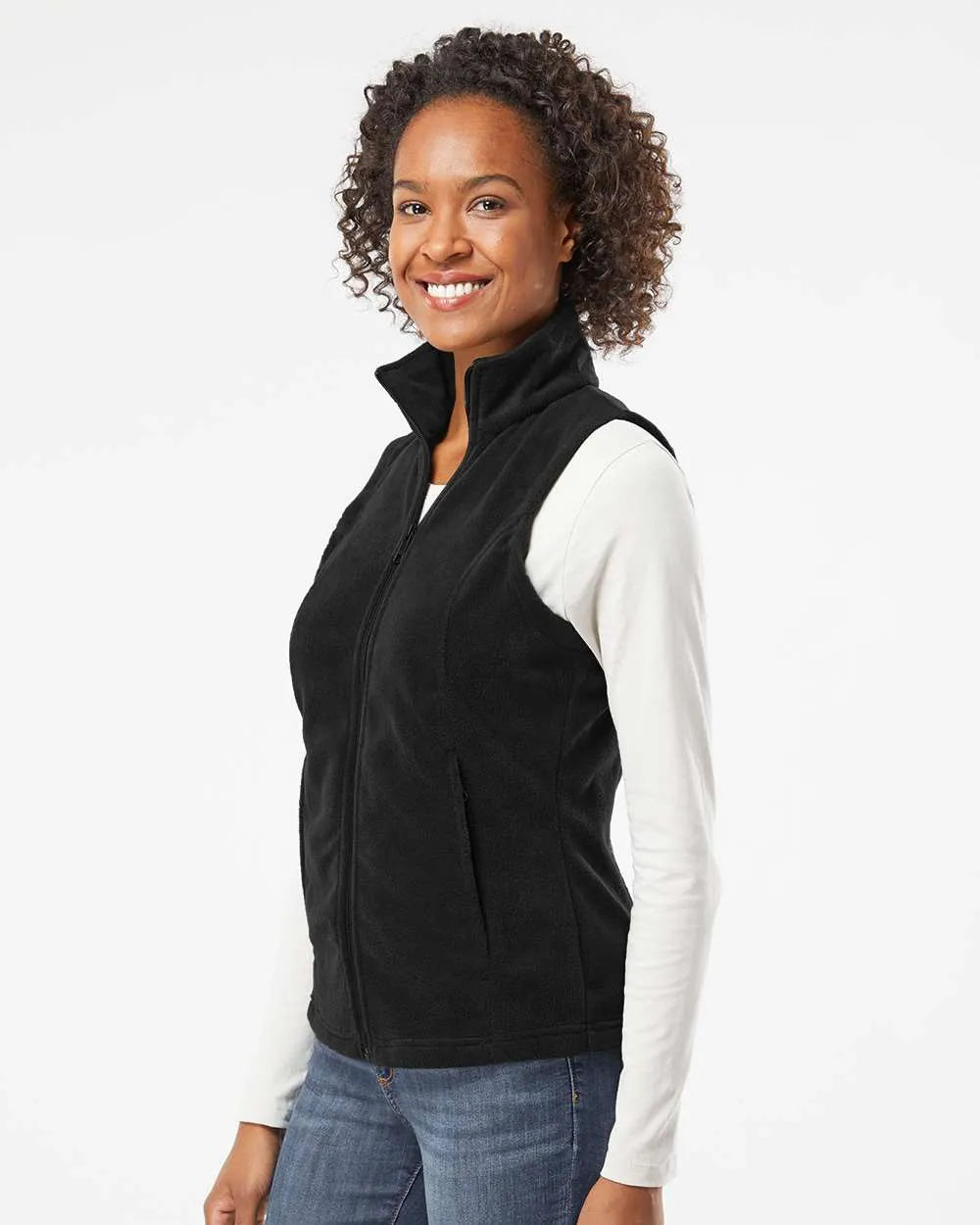 Women’s Benton Springs™ Fleece Vest Black_1