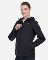 Women's ColdGear® Infared Shield 2.0 Hooded Jacket Black/ PTC Grey_1