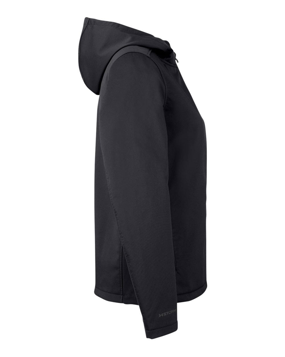 Women's ColdGear® Infared Shield 2.0 Hooded Jacket Black/ PTC Grey_4