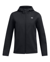 Women's ColdGear® Infared Shield 2.0 Hooded Jacket Black/ White_2
