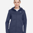 Women's ColdGear® Infared Shield 2.0 Hooded Jacket Midnight Navy/ White