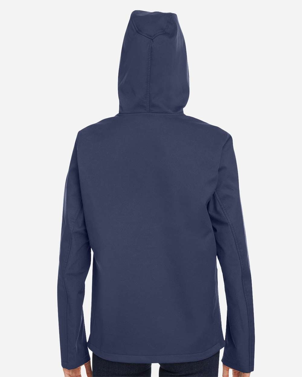 Women's ColdGear® Infared Shield 2.0 Hooded Jacket Midnight Navy/ White_2