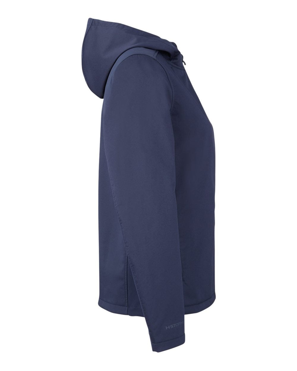 Women's ColdGear® Infared Shield 2.0 Hooded Jacket Midnight Navy/ White_4