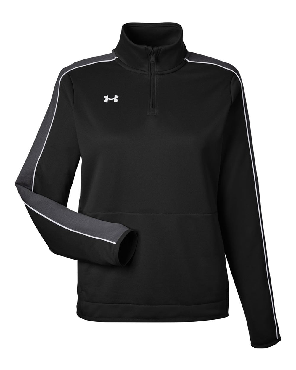 Women's Command 2.0 Quarter-Zip Pullover Black/ White_3