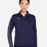 Women's Command 2.0 Quarter-Zip Pullover Midnight Navy/ White