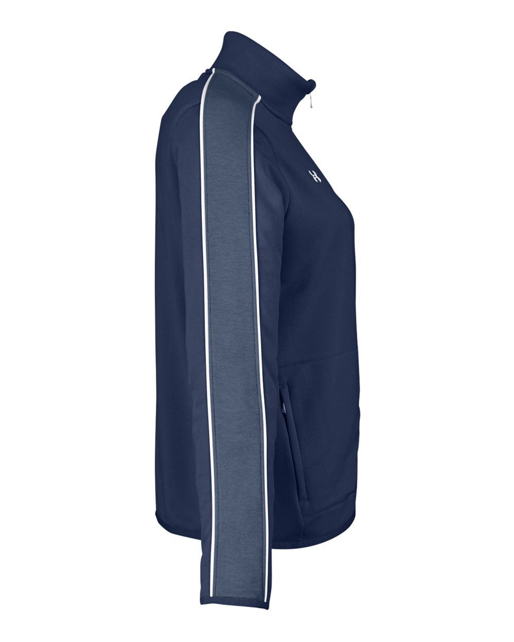 Women's Command Full-Zip Midnight Navy/ White_4