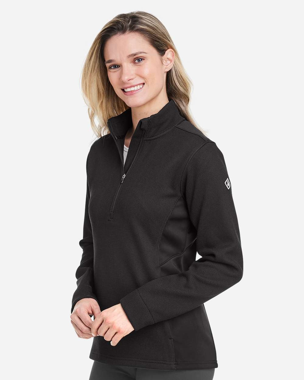 Women's Constant Canyon Quarter-Zip Pullover Black_1