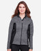 Women's Constant Full-Zip Sweater Fleece Jacket Black Heather/ Black