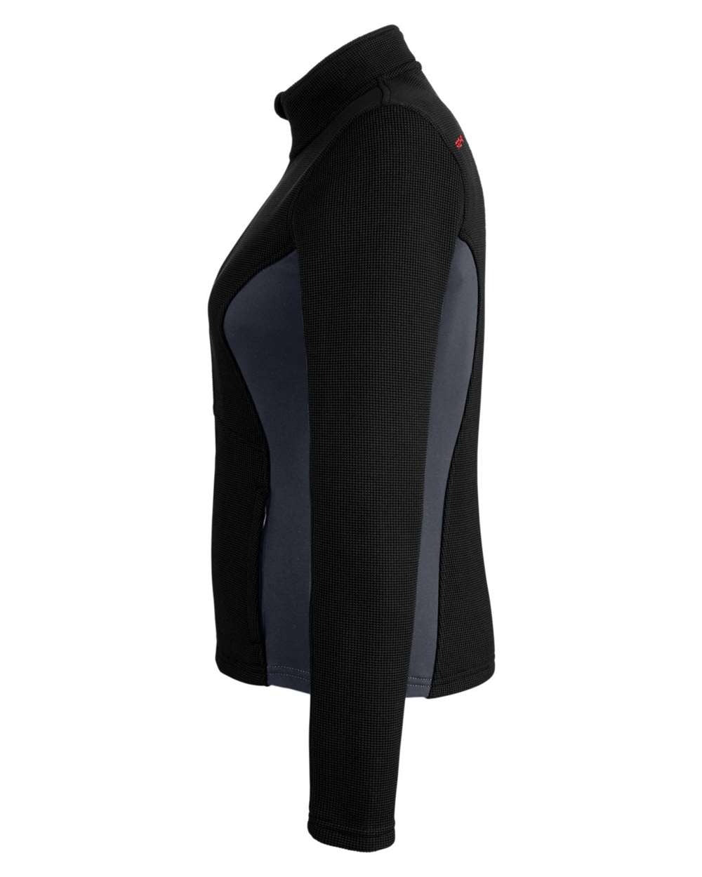 Women's Constant Full-Zip Sweater Fleece Jacket Black/ Polar/ Red_4