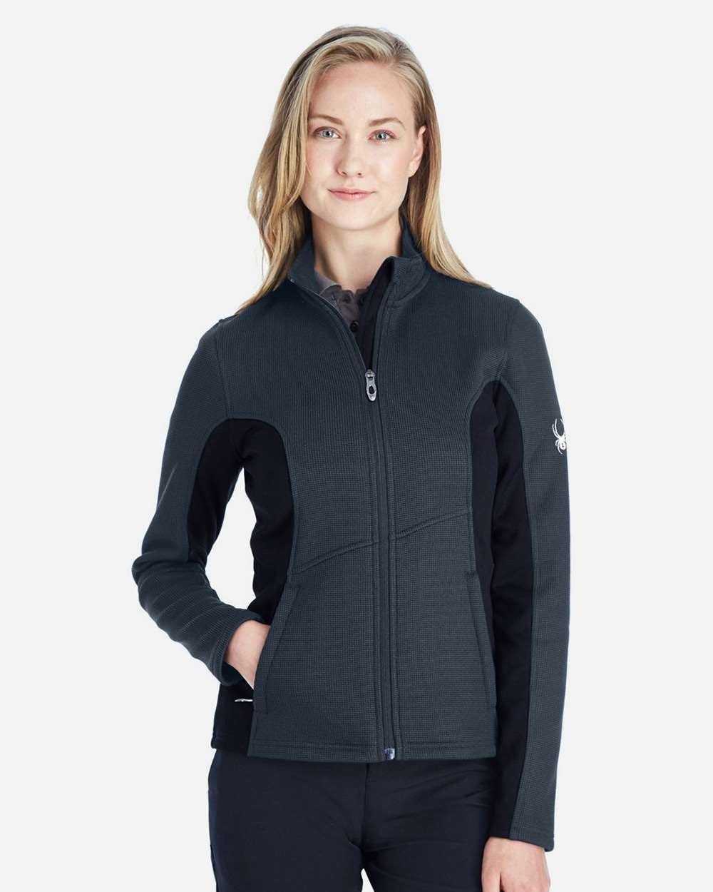 Women's Constant Full-Zip Sweater Fleece Jacket Frontier/ Black/ White