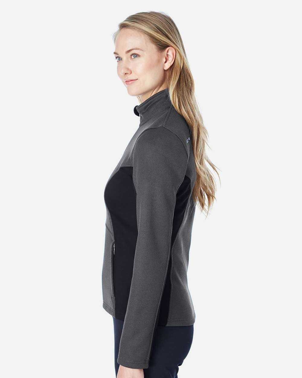 Women's Constant Full-Zip Sweater Fleece Jacket Polar/ Black/ White_1