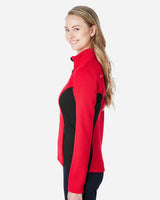 Women's Constant Full-Zip Sweater Fleece Jacket Red/ Back/ White_1