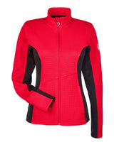 Women's Constant Full-Zip Sweater Fleece Jacket Red/ Back/ White_3