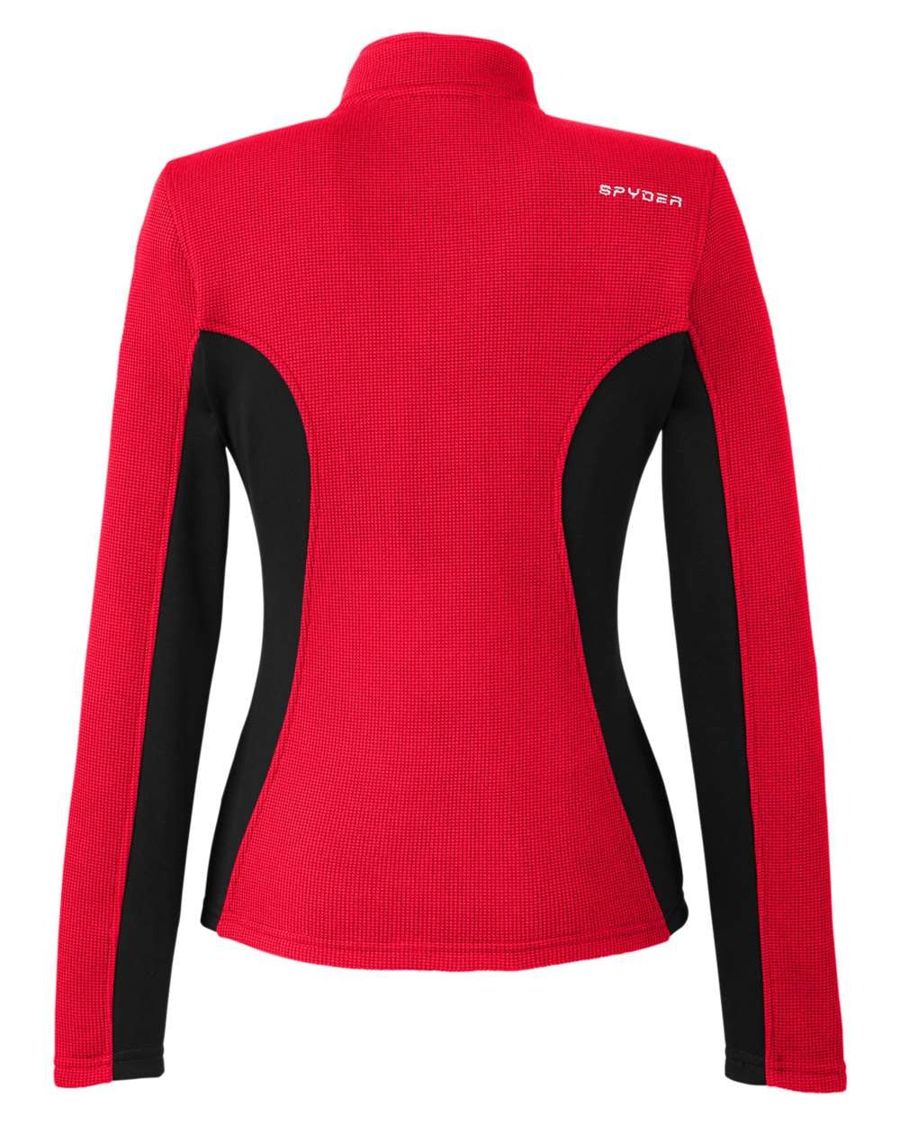 Women's Constant Full-Zip Sweater Fleece Jacket Red/ Back/ White_5