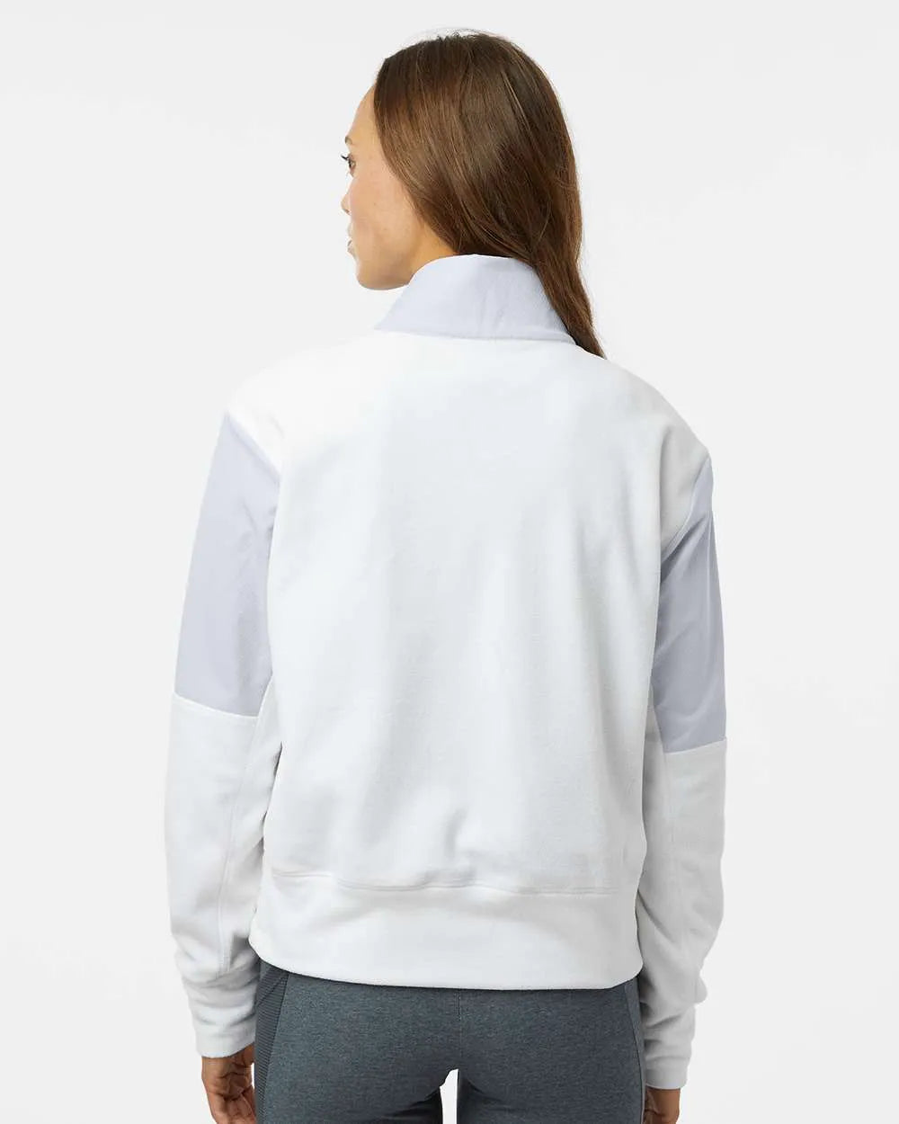 Women's Fleece Quarter-Zip Pullover halo blue_2
