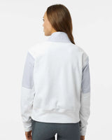 Women's Fleece Quarter-Zip Pullover halo blue_2