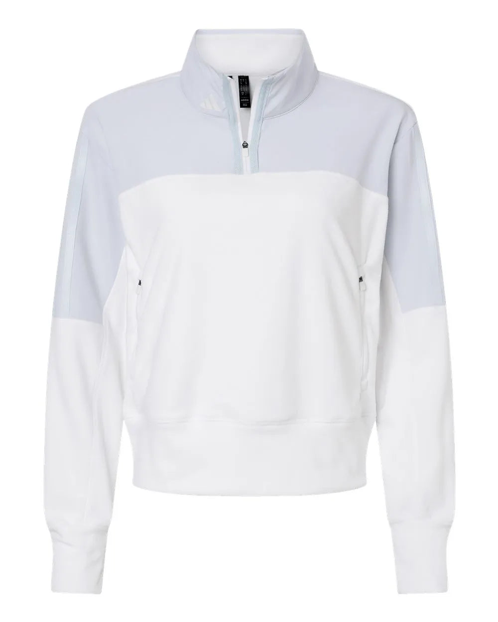 Women's Fleece Quarter-Zip Pullover halo blue_3